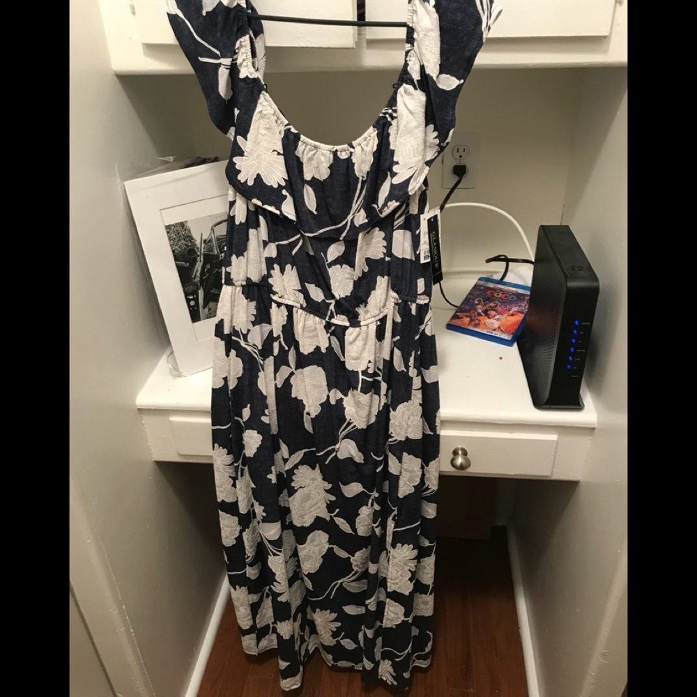 Off the shoulder summer dress